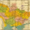 Карта Украинской Народной Республики 1918г.