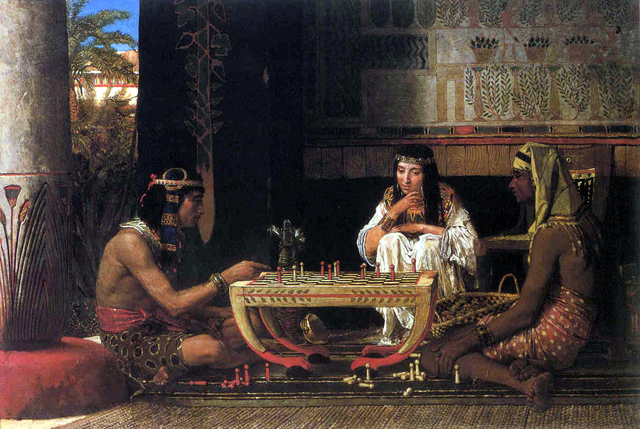 Игра в шахматы в Египте