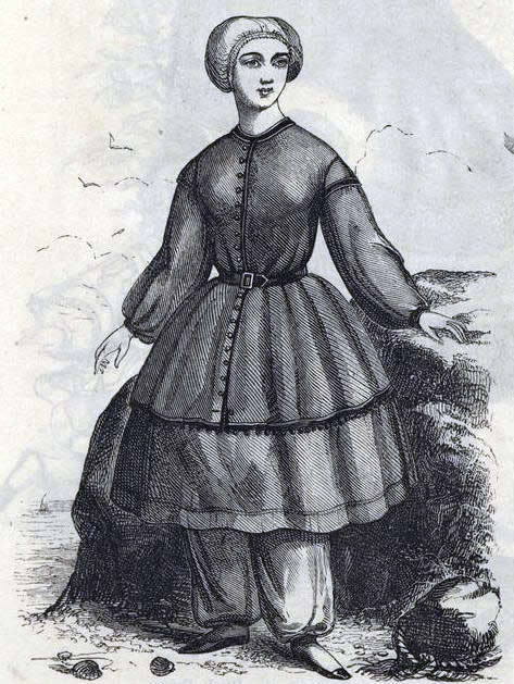 "Купальник"  1858 года.
