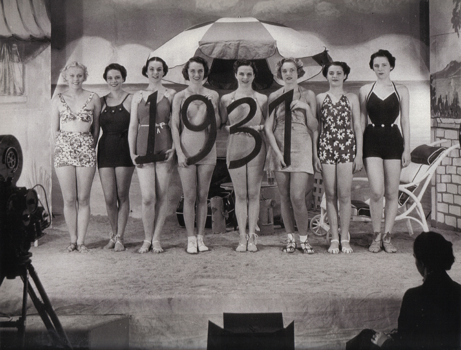 Очередной конкурс красоты демонстрирует нам купальники образца 1931 года