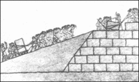 строительство пирамид с помощью насыпей